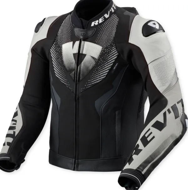 REV'IT Motorjassen-Hyperspeed 3 Pro Motorjas Black/White