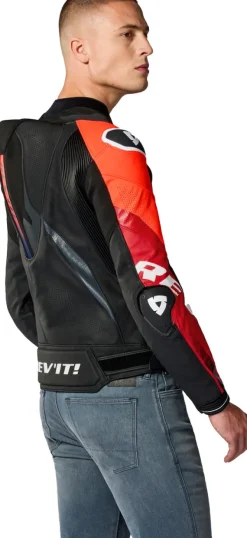 REV'IT Motorjassen-Hyperspeed 3 Pro Motorjas Black/Red