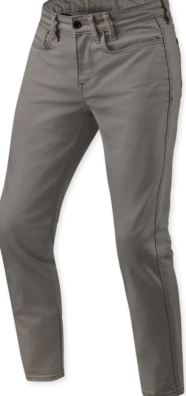 REV'IT Motorjeans-Jamison Slim Motorjeans Black Olive