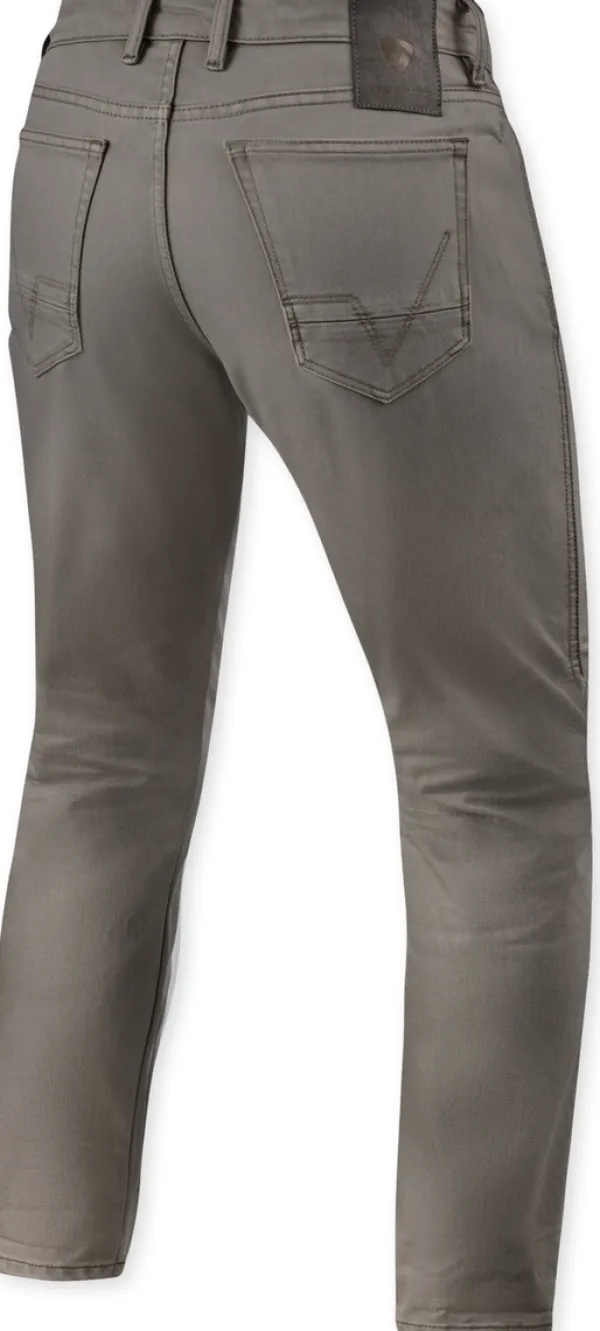 REV'IT Motorjeans-Jamison Slim Motorjeans Black Olive