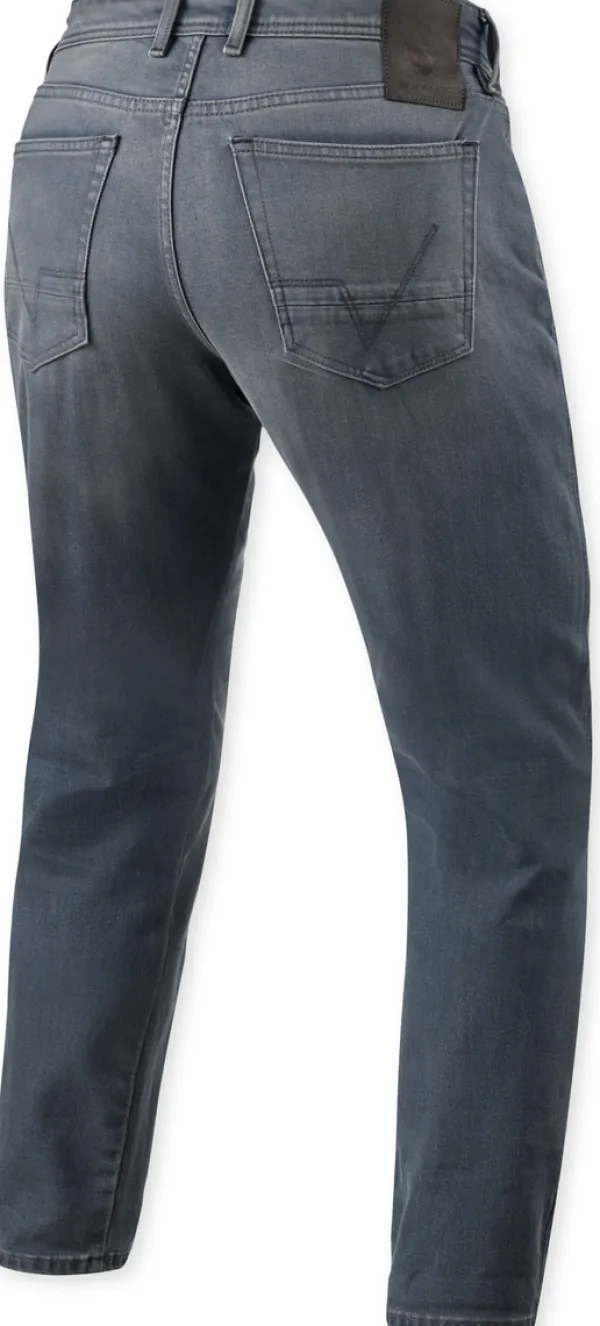 REV'IT Motorjeans-Keegan Tapered Motorjeans Medium Grey Used