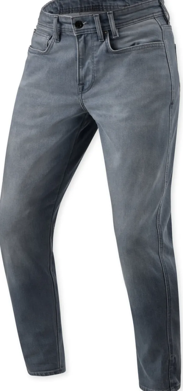 REV'IT Motorjeans-Keegan Tapered Motorjeans Medium Grey Used
