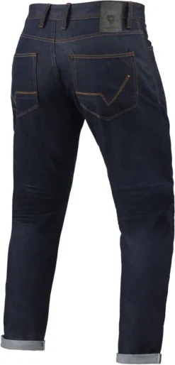 REV'IT Motorjeans-Lewis Selvedge Tapered Motorjeans Dark Blue