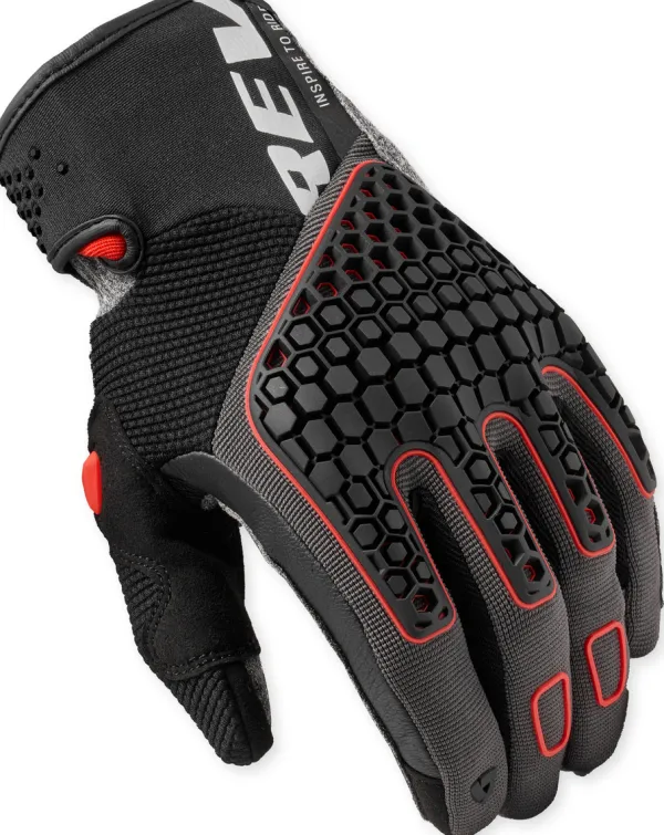 REV'IT Motorhandschoenen-angrove 2 Gove Grey/Red