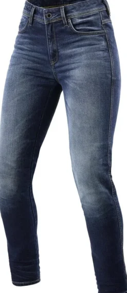 REV'IT Motorjeans-Marley Ladies SK Motorjeans Medium Blue Used