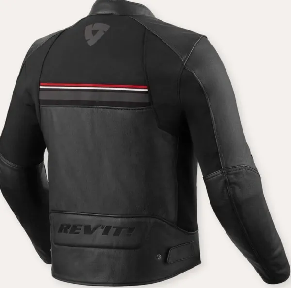 REV'IT Motorjassen-Mile 2 Motorjas Black/Red