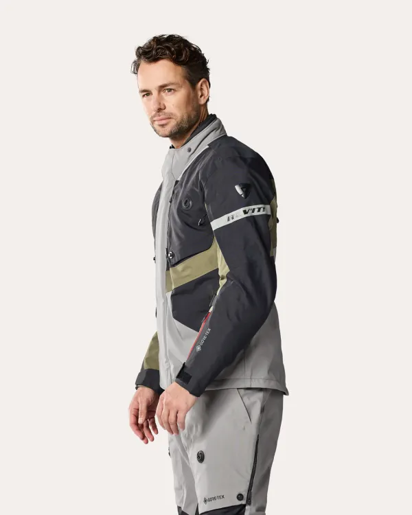 REV'IT Motorjassen-Neptune 3 GTX otorja Back/Dark Green