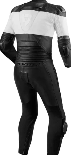 REV'IT Motorpakken-Nova Men One Piece Black/White