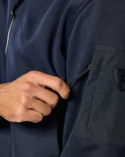 REV'IT Motorhoodies|Motorjassen-Oakwood otorhoodie Dark Bue
