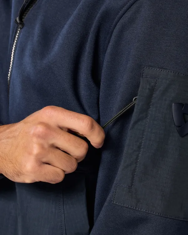 REV'IT Motorhoodies|Motorjassen-Oakwood otorhoodie Dark Bue