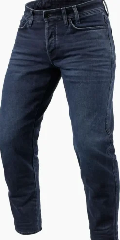REV'IT Motorjeans-Ortes TF Motorjeans Dark Blue/Black used