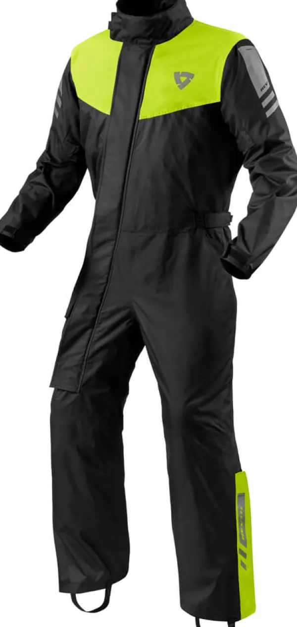REV'IT Regenkleding-Pacific 4 H2O Rainuit Back/Neon Yeow