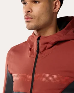 REV'IT Motorhoodies|Motorjassen-Paraboica 2 otorhoodie Burgundy Red/Grey