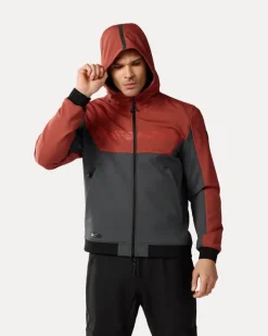 REV'IT Motorhoodies|Motorjassen-Paraboica 2 otorhoodie Burgundy Red/Grey