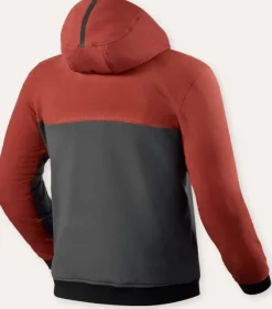 REV'IT Motorhoodies|Motorjassen-Paraboica 2 otorhoodie Burgundy Red/Grey
