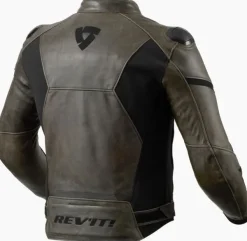 REV'IT Motorjassen-Parallax Motorjas Black Olive Green