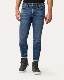 REV'IT Motorjeans-Piston 3 Skinny Motorjeans Medium Blue Used