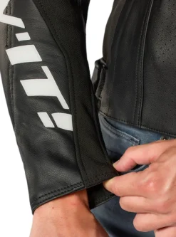 REV'IT Motorjassen-Quadratic Motorjas Black/White