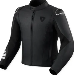 REV'IT Motorjassen-Quadratic Motorjas Black/White