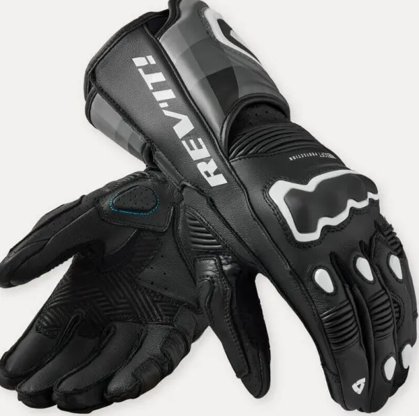 REV'IT Motorhandschoenen-Quantu 3 Gove Back/White