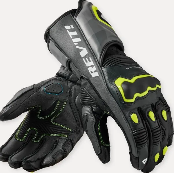 REV'IT Motorhandschoenen-Quantu 3 Gove Grey/Neon Yeow
