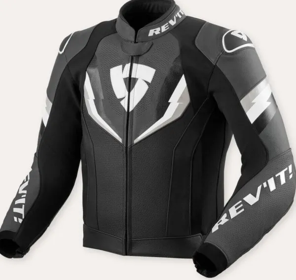 REV'IT Motorjassen-Quantum 3 Motorjas Black/Anthracite