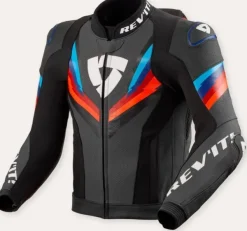 REV'IT Motorjassen-Quantum 3 Pro Motorjas Black/Blue