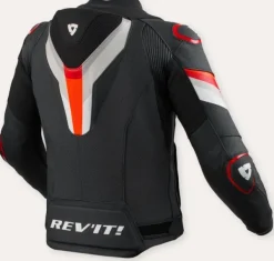 REV'IT Motorjassen-Quantum 3 Pro Motorjas Black/Red