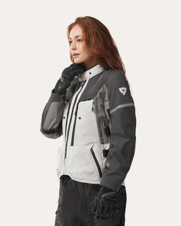 REV'IT Motorjassen-Sand 5 H2O Ladies Motorjas Silver/Anthracite