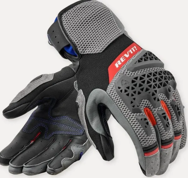REV'IT Motorhandschoenen-and 5 adie Gove Grey/Red