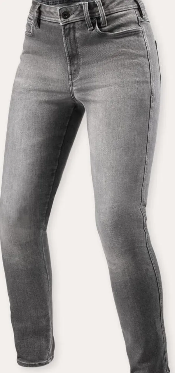 REV'IT Motorjeans-Shelby 3 Skinny Ladies Motorjeans Medium Grey Used
