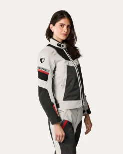 REV'IT Motorjassen-Tornado 4 H2O Ladies Motorjas Silver/Black