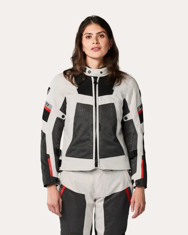 REV'IT Motorjassen-Tornado 4 H2O Ladies Motorjas Silver/Black
