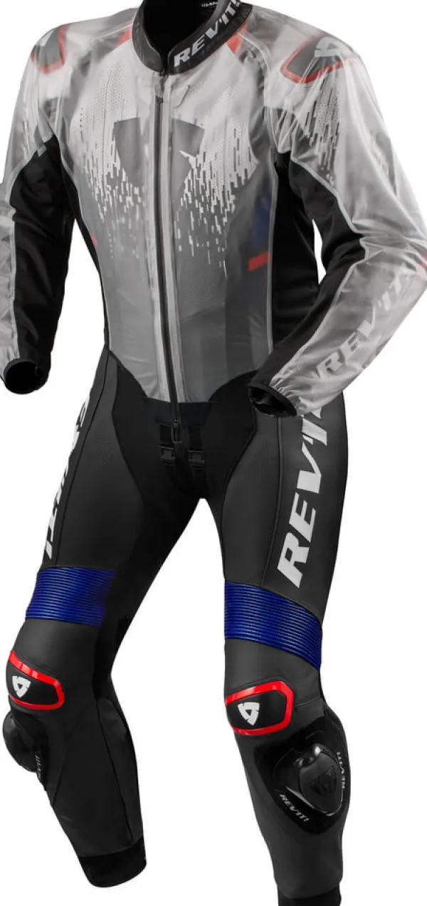 REV'IT Regenkleding-Trackaster H2O RainJacket Transparent/Back