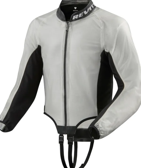 REV'IT Regenkleding-Trackaster H2O RainJacket Transparent/Back