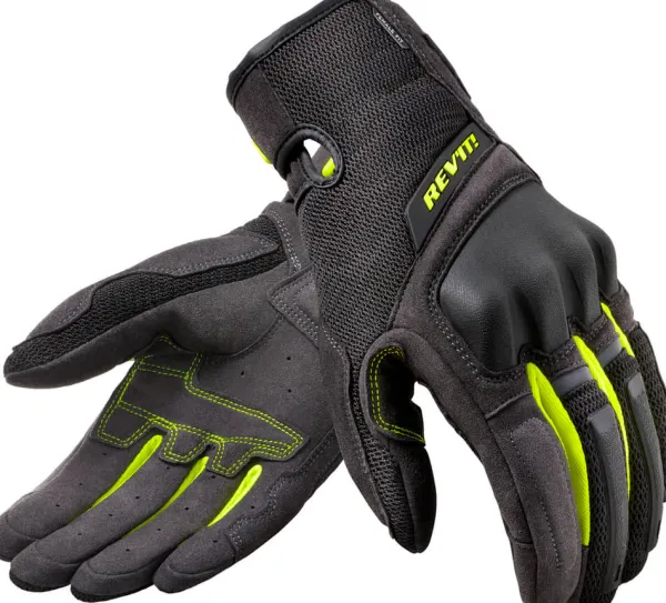 REV'IT Motorhandschoenen-Vocano adie Gove Back/Neon Yeow
