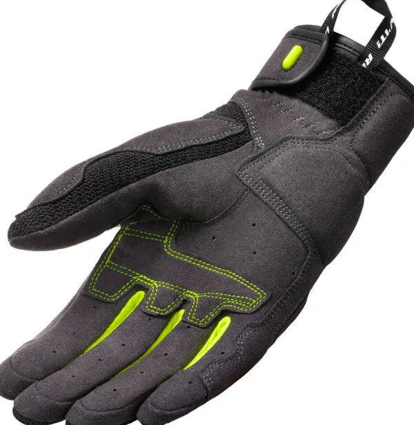 REV'IT Motorhandschoenen-Vocano adie Gove Back/Neon Yeow