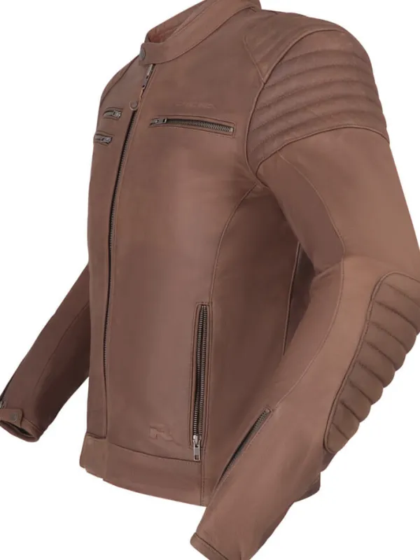 Richa Motorjassen-Charleston Motorjas Mahogany Brown 1001