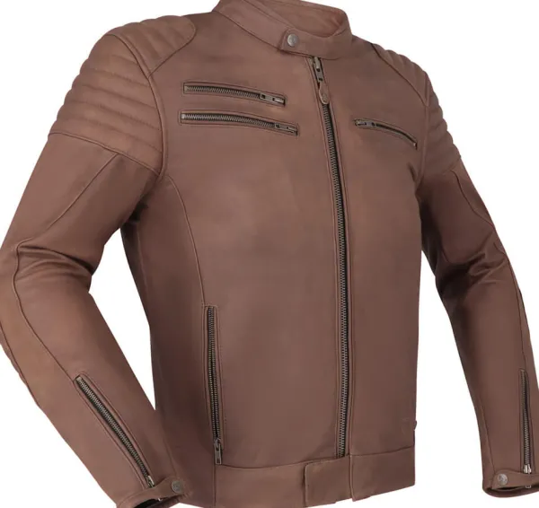 Richa Motorjassen-Charleston Motorjas Mahogany Brown 1001
