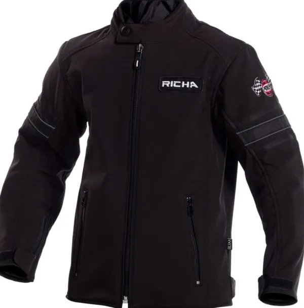 Richa Motorjassen-Toulon 2 Softshell Junior Jacket Black 100