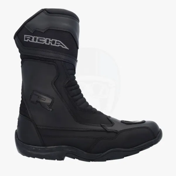 Heren Richa Heren Motorlaarzen-Vulcan 2 Boot Black 100