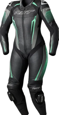 RST Motorpakken-uit TracTech Evo 5 adie eather uit Back/Aqua/Grey