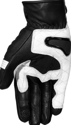 Rusty Stitches Motorhandschoenen-Cavin Gove Back/White 104