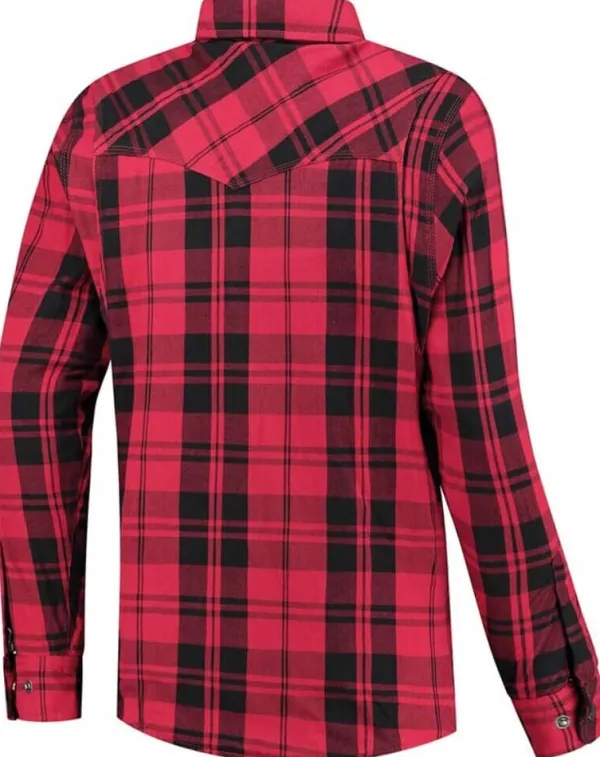 Rusty Stitches Motorjassen-Nei-25 otorja Red-Back