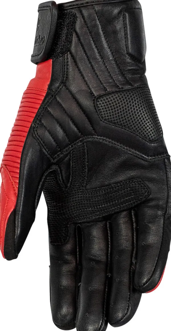 Rusty Stitches Motorhandschoenen-tea adie Gove Wine Red/Back