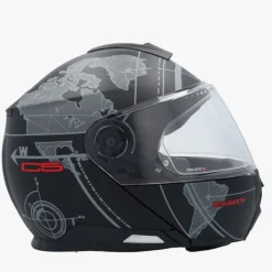 Schuberth Systeemhelmen|Helmen Met Zonnevizier-C5 Gobe Back/Grey 180