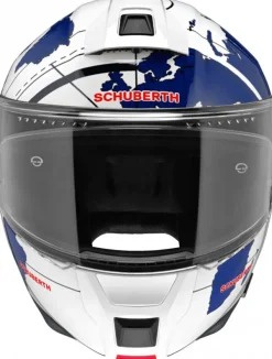 Schuberth Systeemhelmen|Helmen Met Zonnevizier-C5 Gobe White/Bue