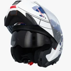 Schuberth Systeemhelmen|Helmen Met Zonnevizier-C5 Gobe White/Bue