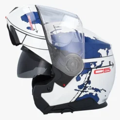 Schuberth Systeemhelmen|Helmen Met Zonnevizier-C5 Gobe White/Bue
