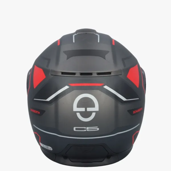 Schuberth Systeemhelmen|Helmen Met Zonnevizier-C5 Oega Back/Red 138